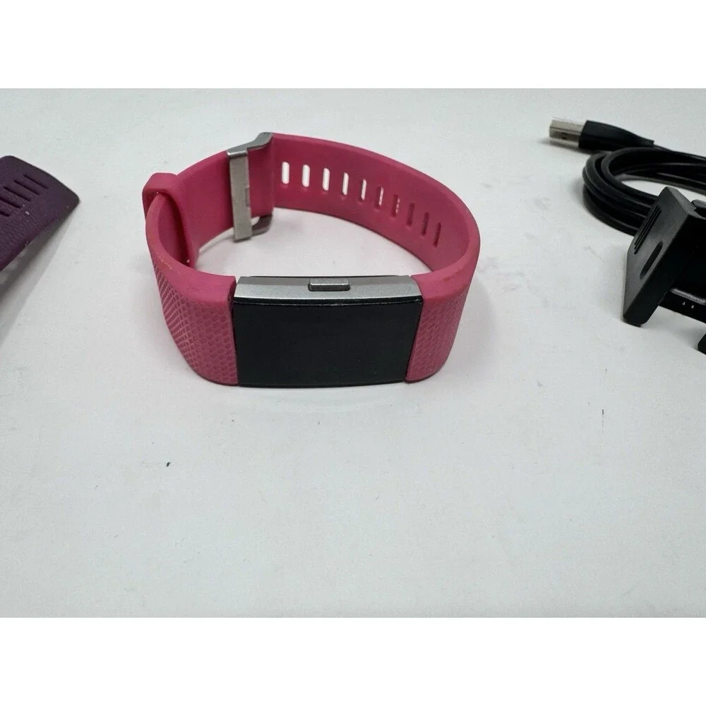 Fitbit Charge 2 FB407 Activity Fitness Tracker - 2 Bands